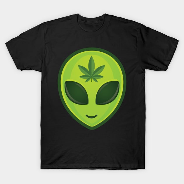 Alien High Mind Tee-shirt T-Shirt by Weed The People